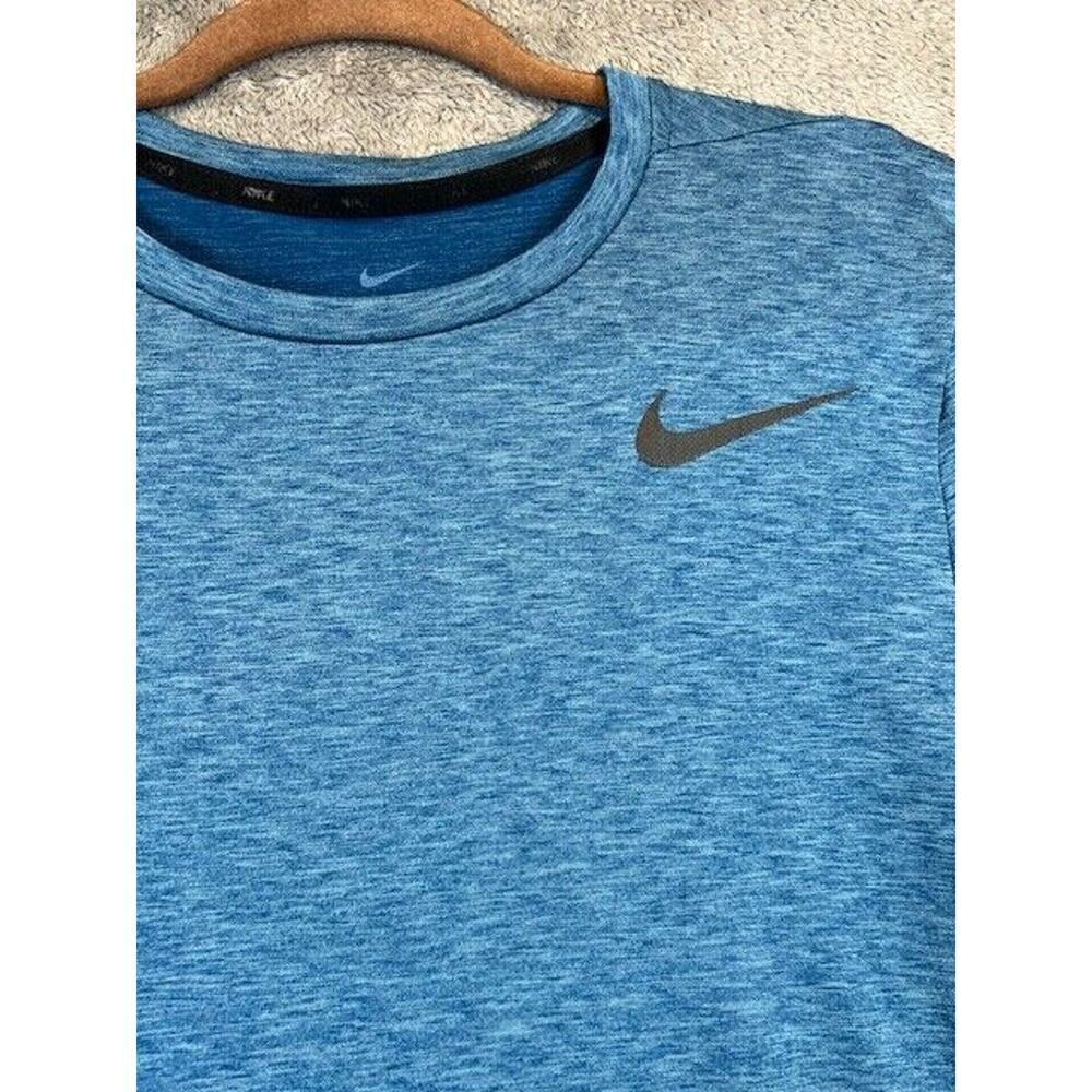 Nike Shirt Womens Small Running Dri Fit Short Sleeve Swoosh Lightweight - Picture 2 of 7